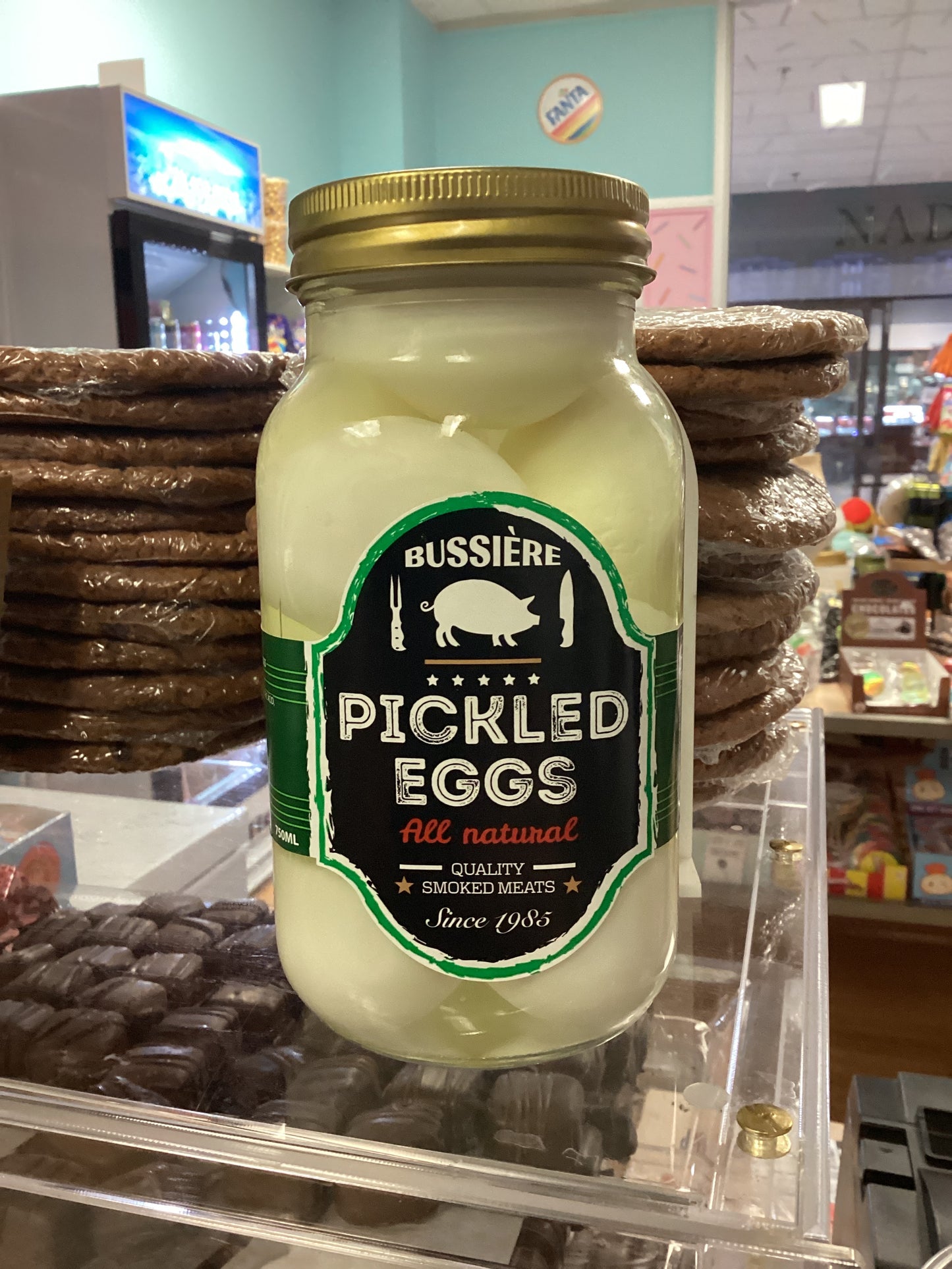 La Bussières pickled eggs