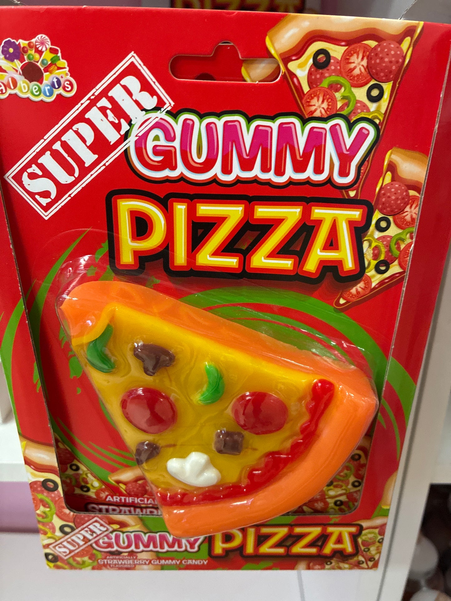 Super gummy pizza