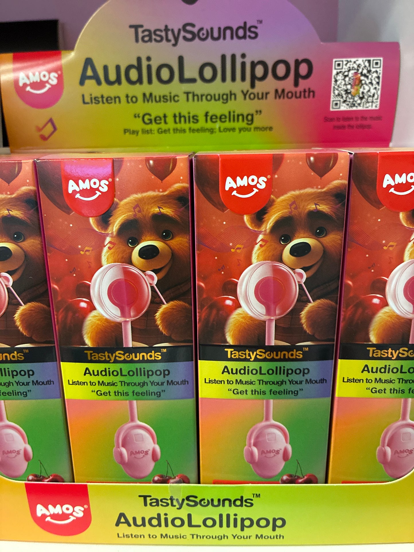 Audio lollipop Cherry