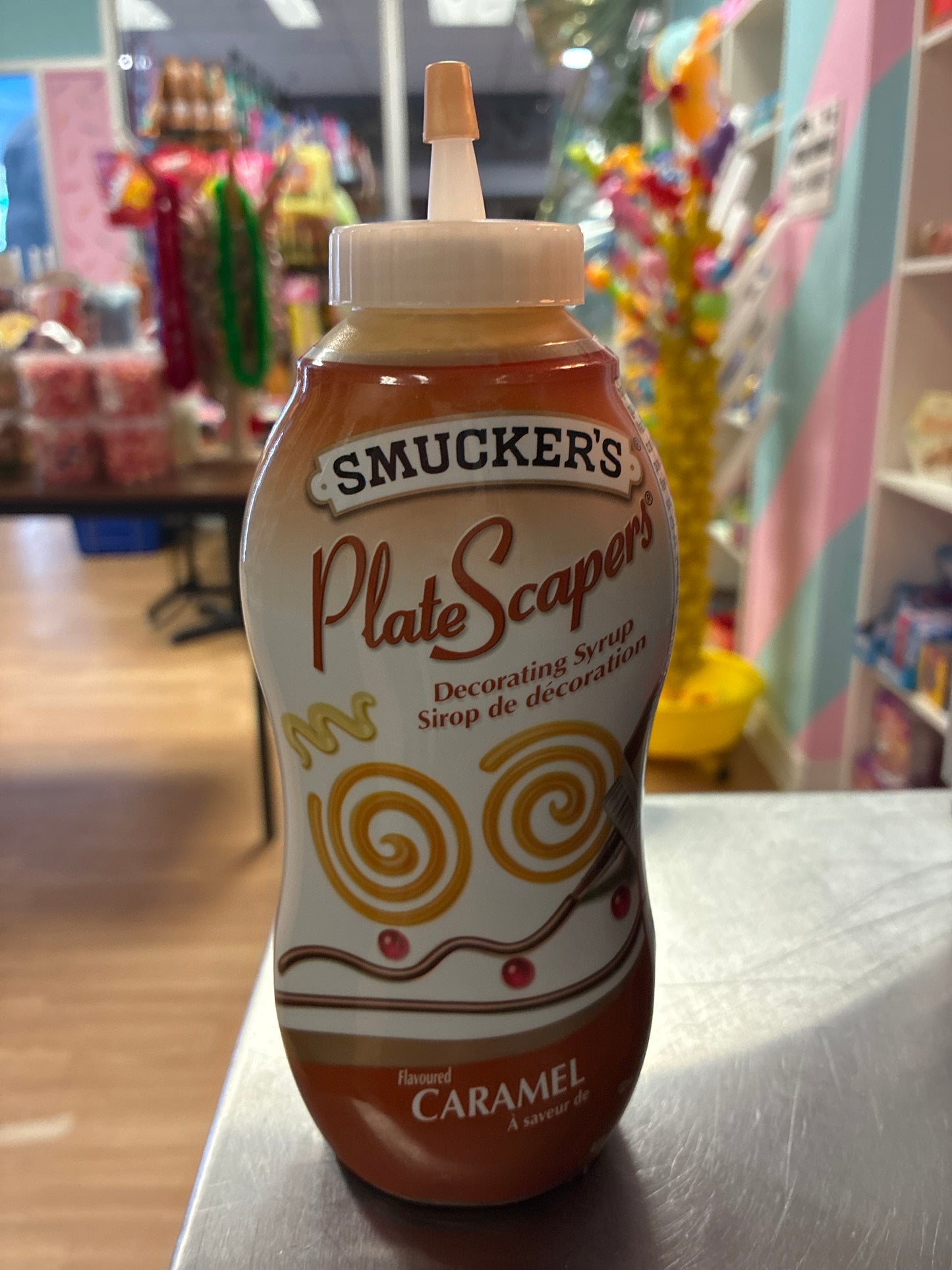 Smuckers caramel plate scrapper