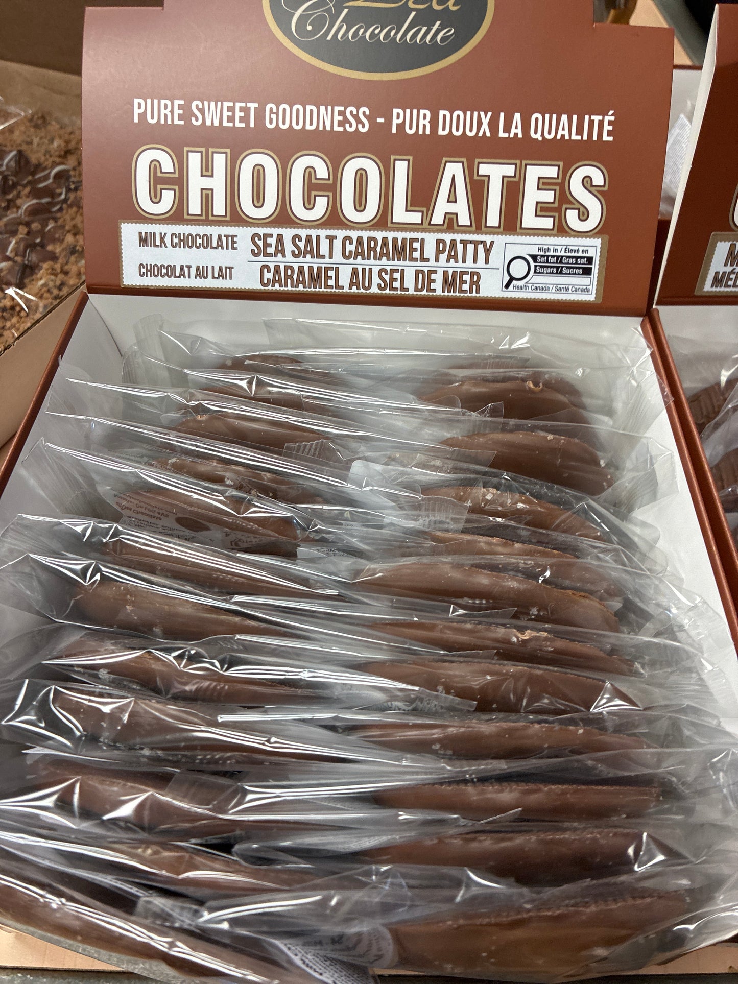 Sea salt caramel patty