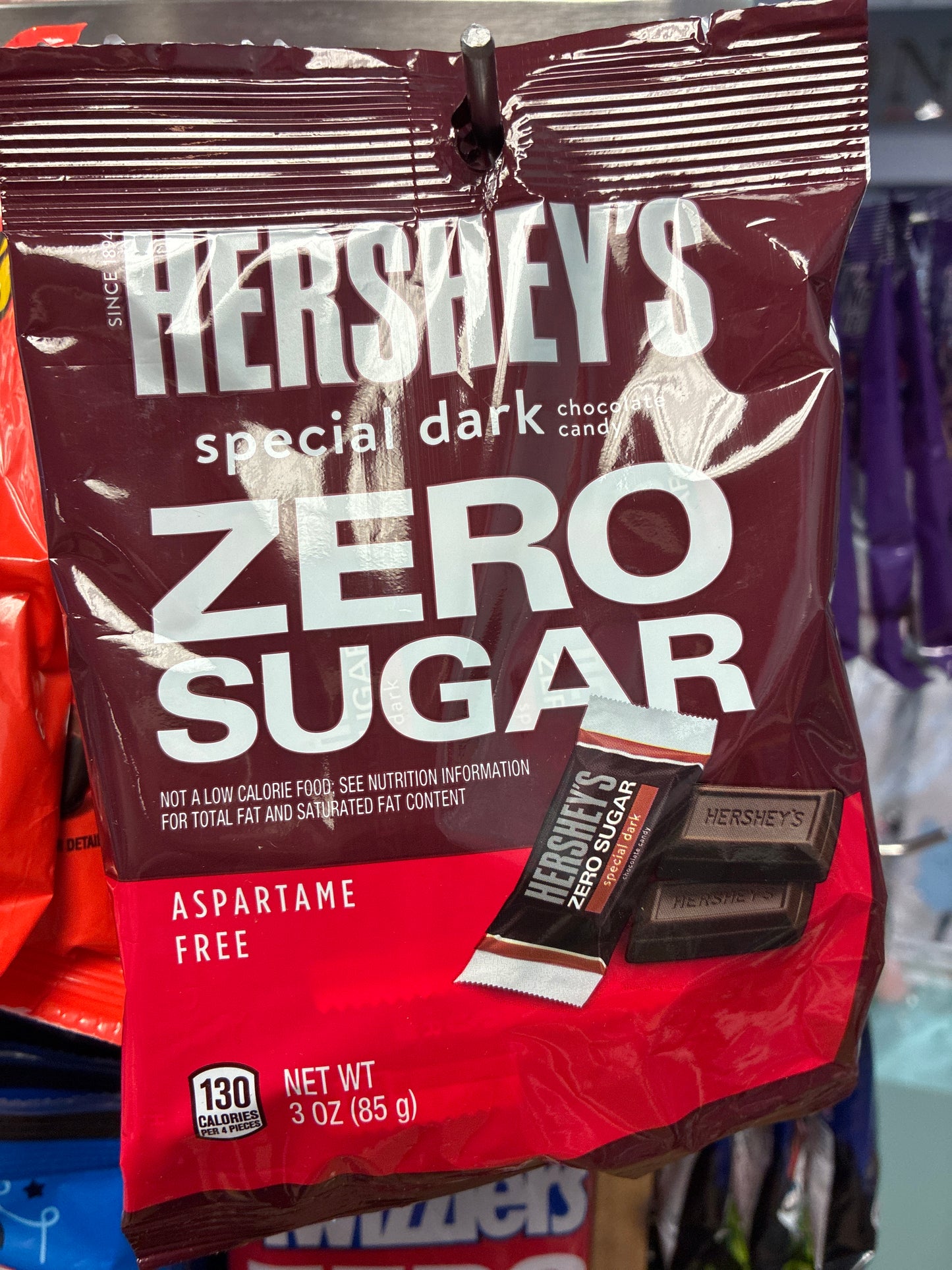 Hershey dark chocolate zero sugar