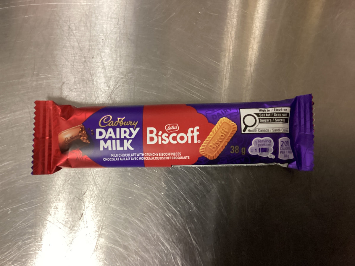 Dairy milk Biscoff chocolate bar