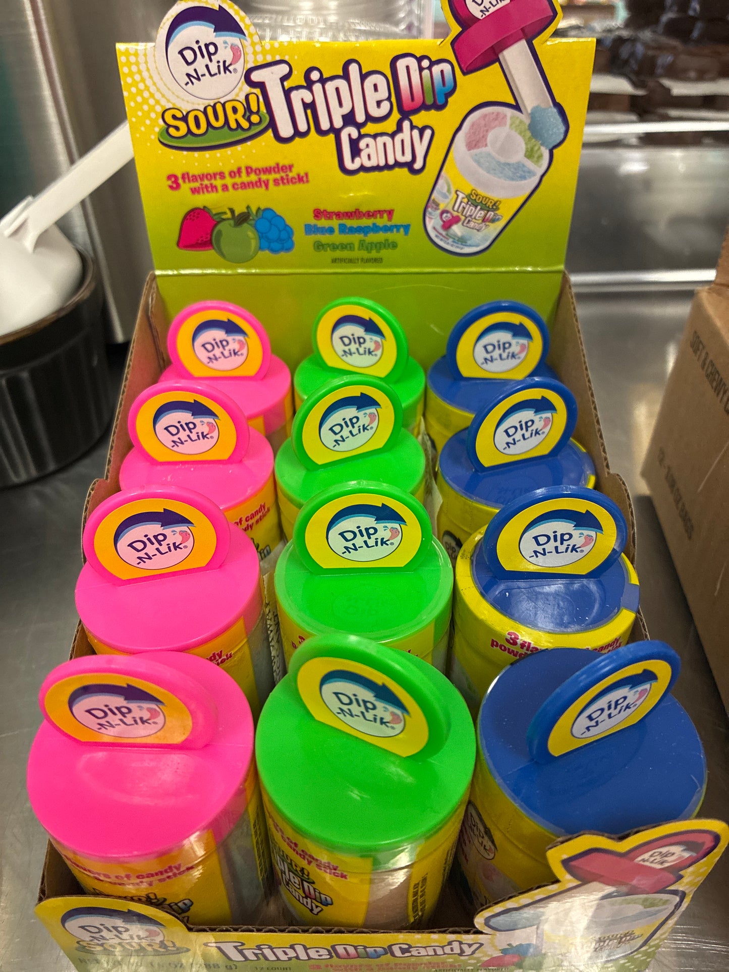 Triple dip candy