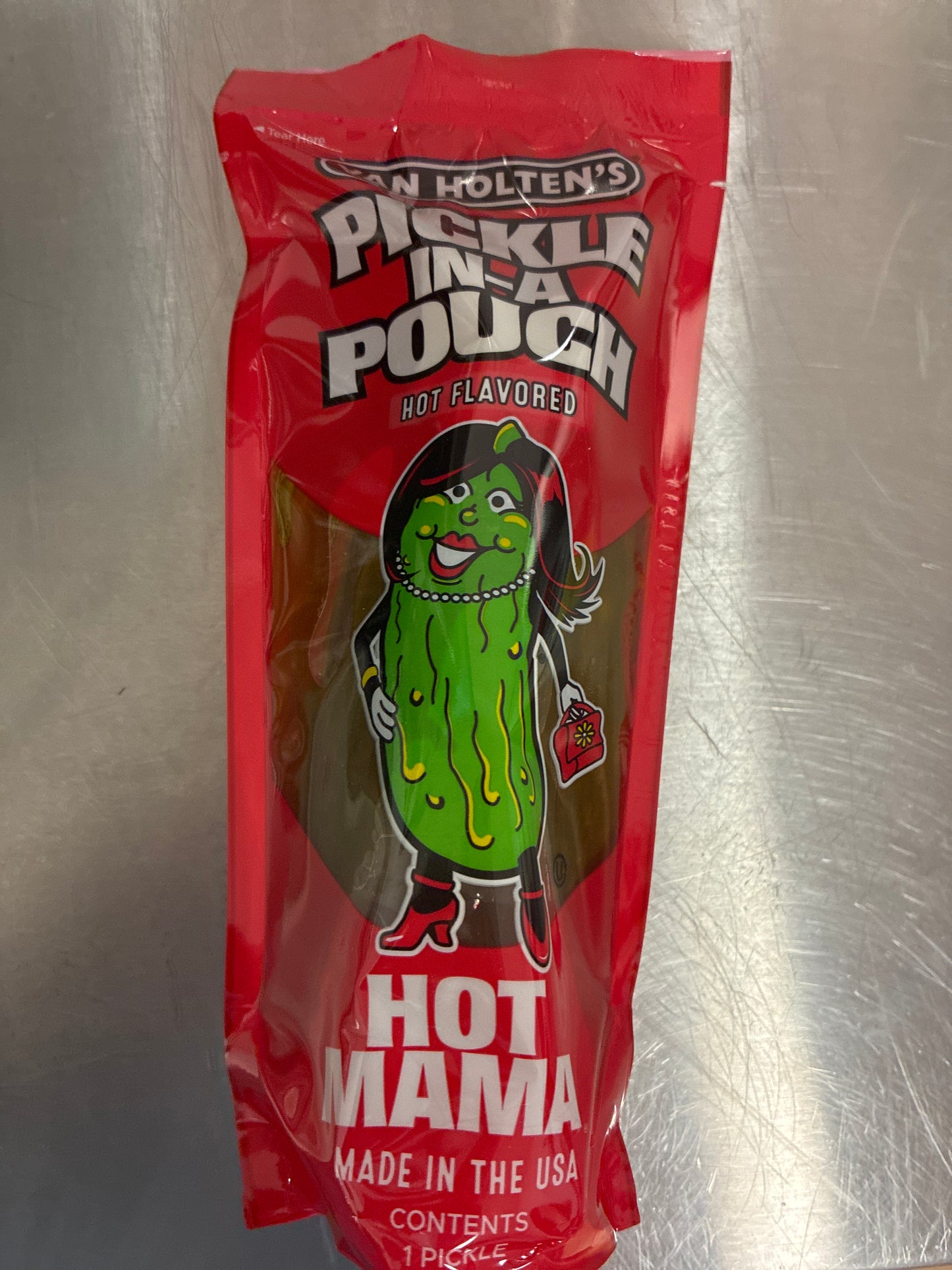 Pickle in a pouch Hot mama