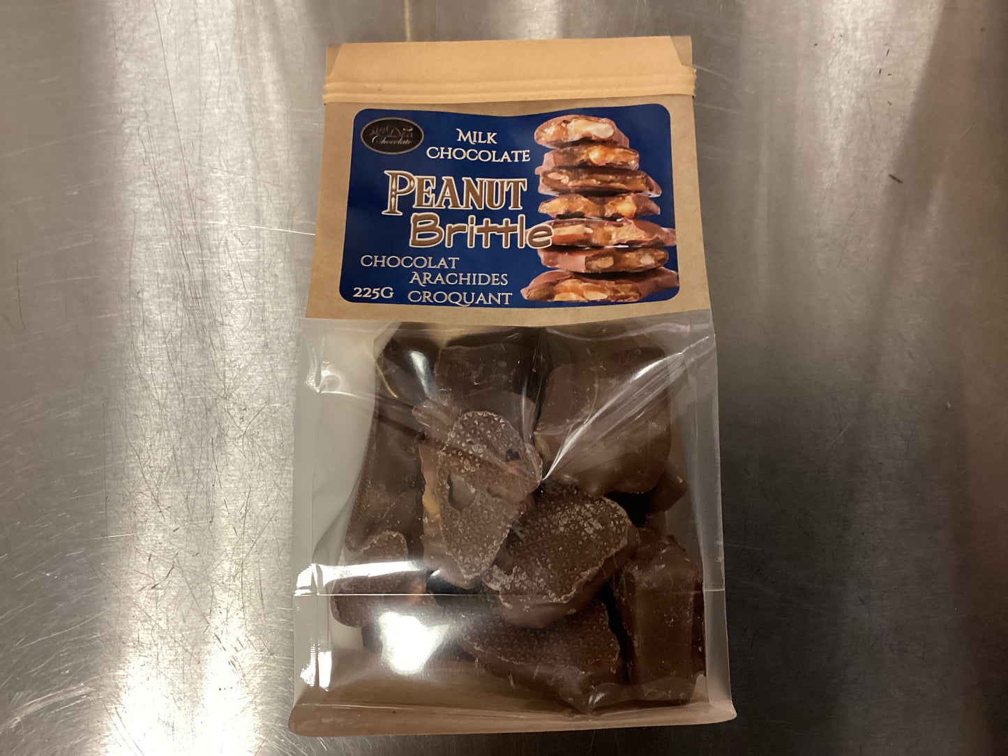 Milk Chocolate Peanut Brittle 225g