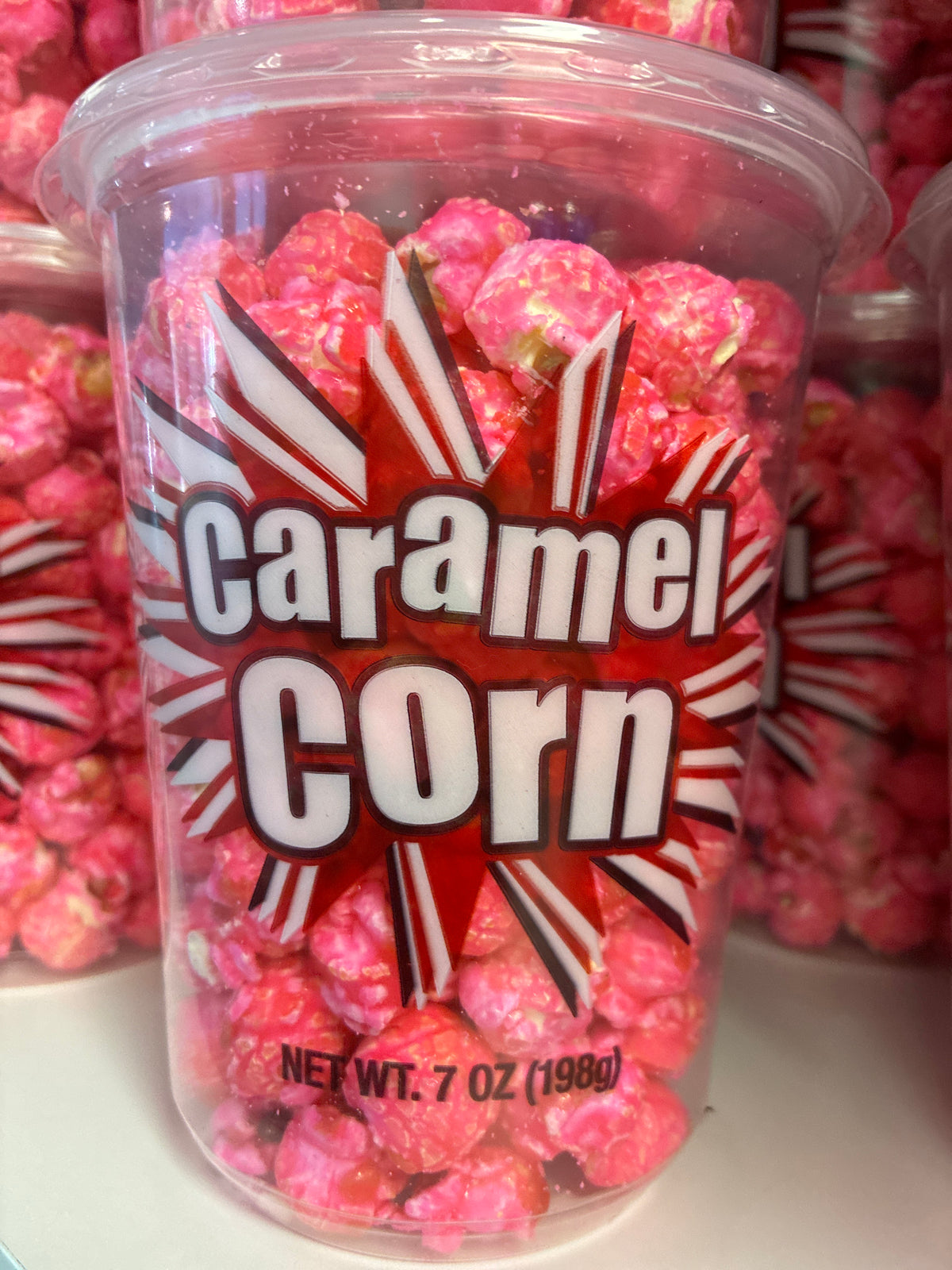 Caramel/pink Popcorn 198g