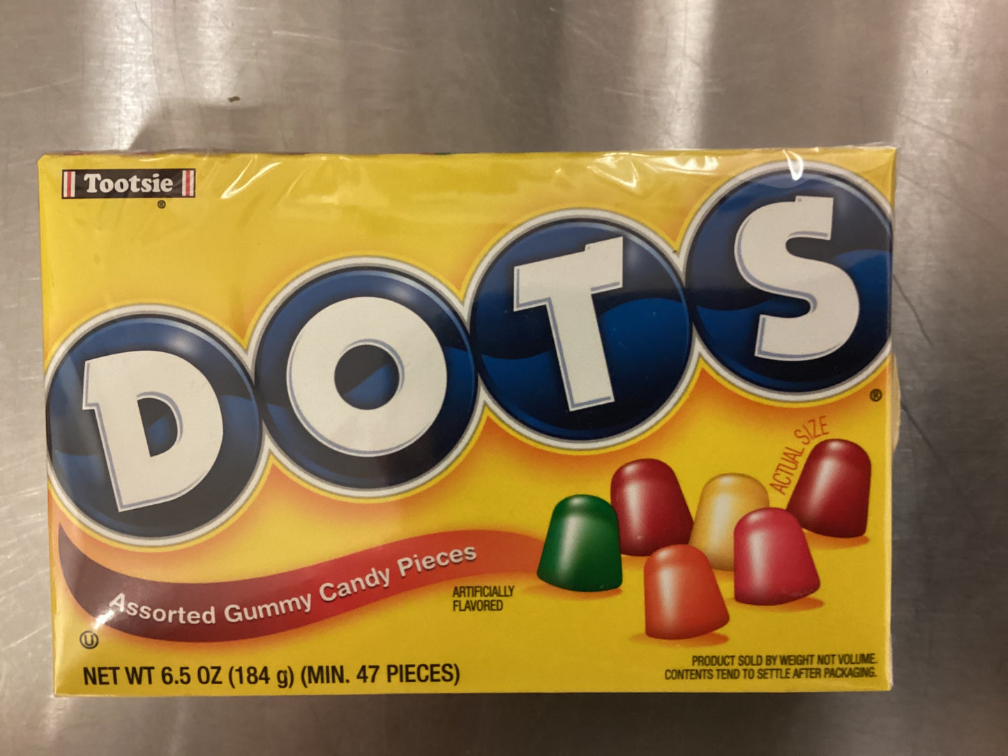 Dots Assorted Gummy Candy Pieces 184g