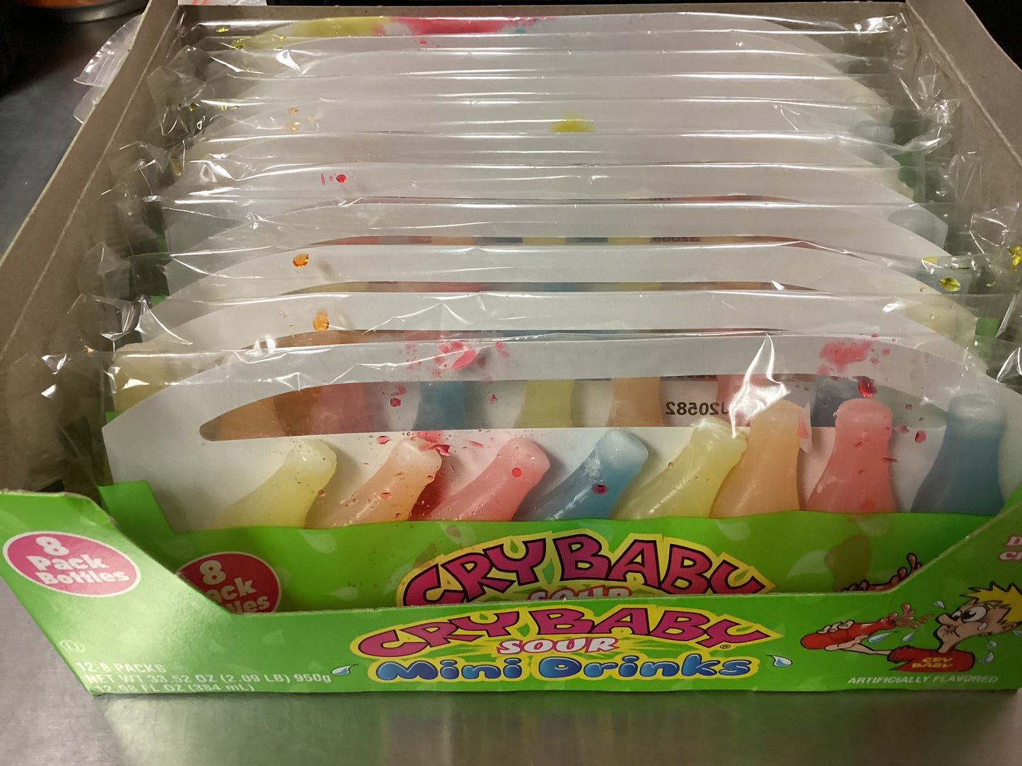 Cry Baby Sour Mini Drinks wax bottles79g