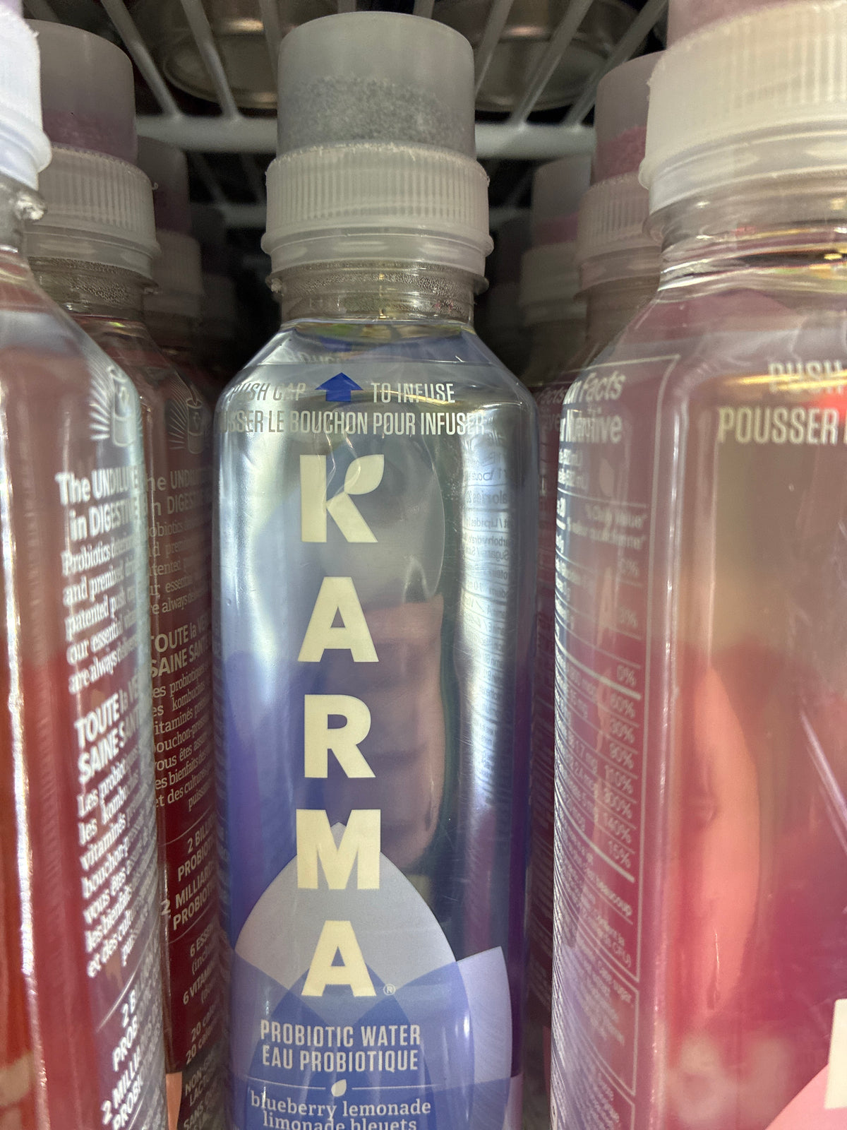 Karma probiotic blueberry lemonade