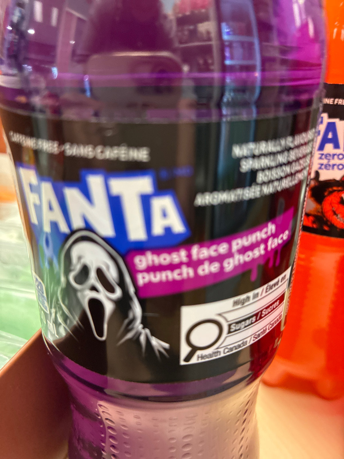 Fanta ghost face fruit punch 500 ml