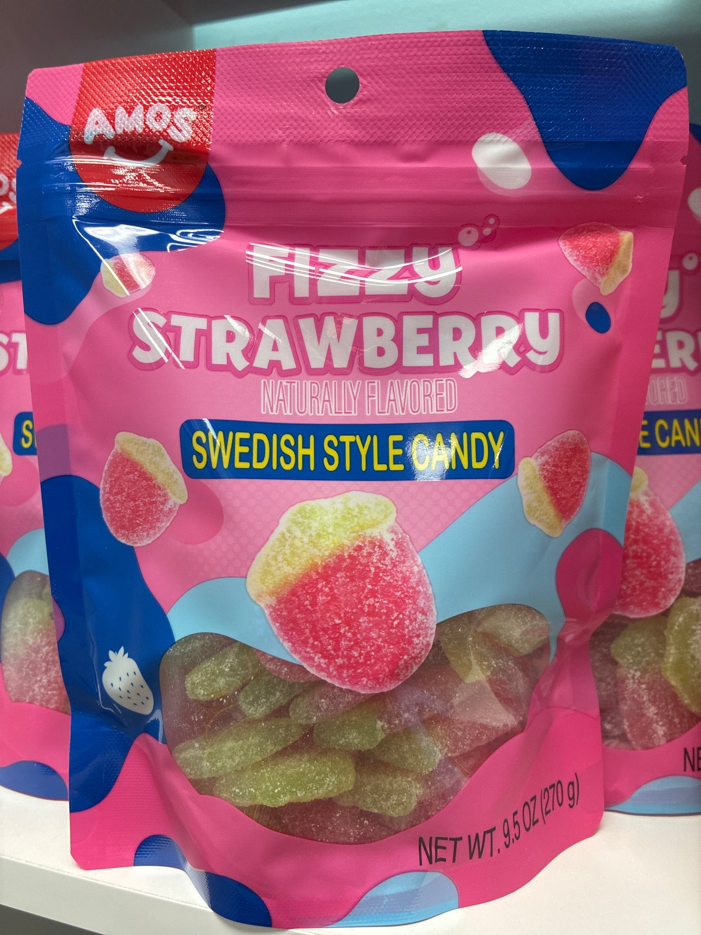 Amos fizzy strawberry