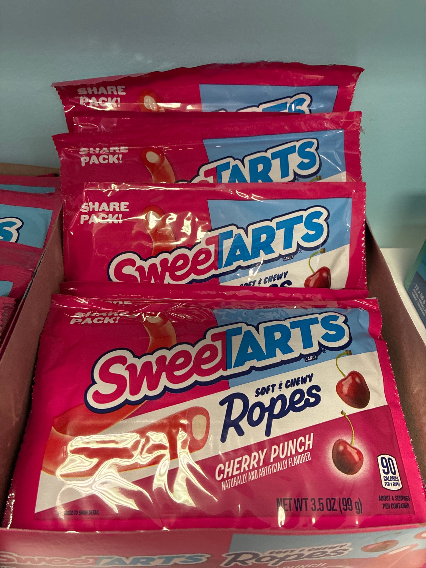 Sweet tarts ropes cherry punch
