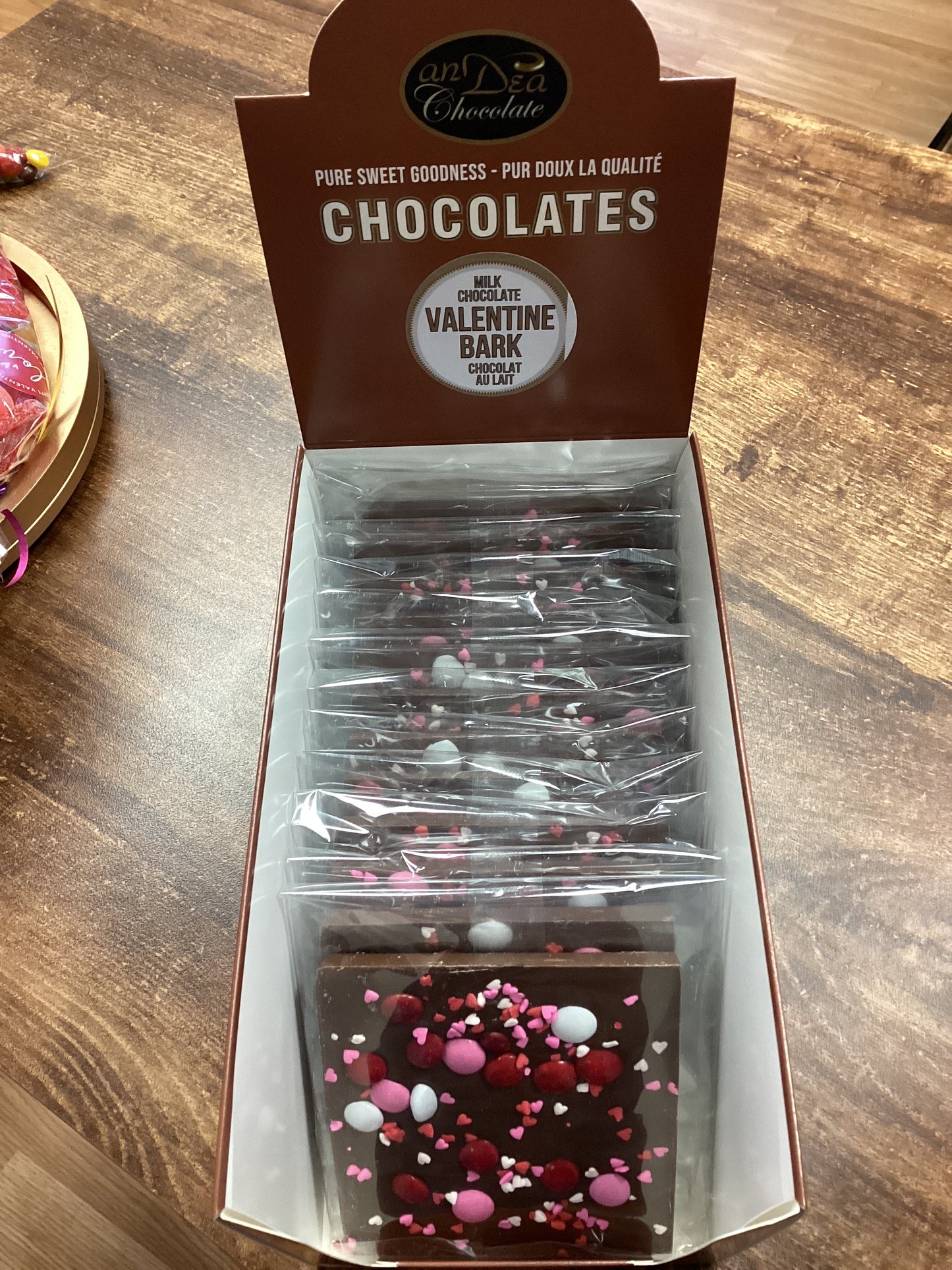 Milk Chocolate Valentine Bark