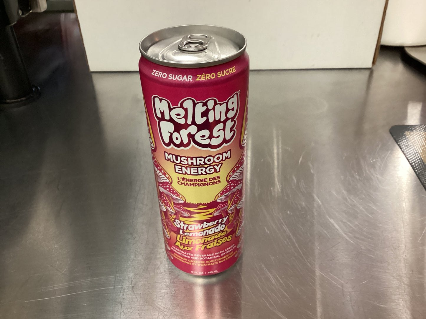Melting Forest Mushroom Energy Strawberry Lemonade 355ml