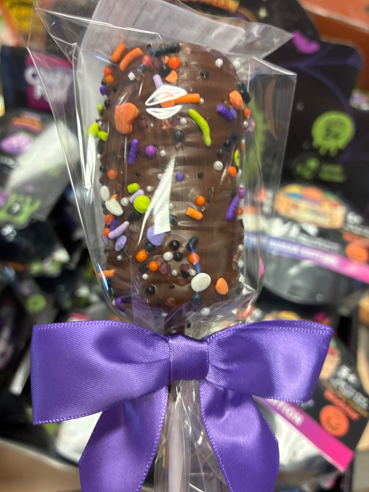 Halloween marshmallows pop