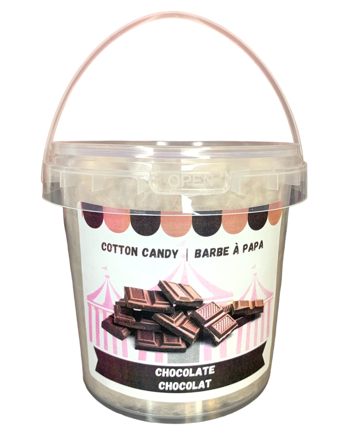 Barbe à papa 60 g - Chocolat