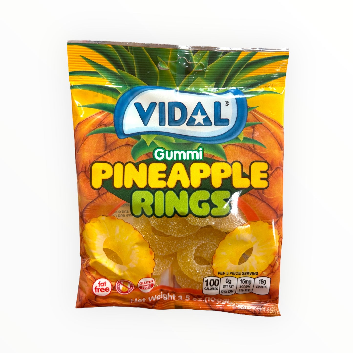 VIDAL - Gummy Pineapple Ring 100g