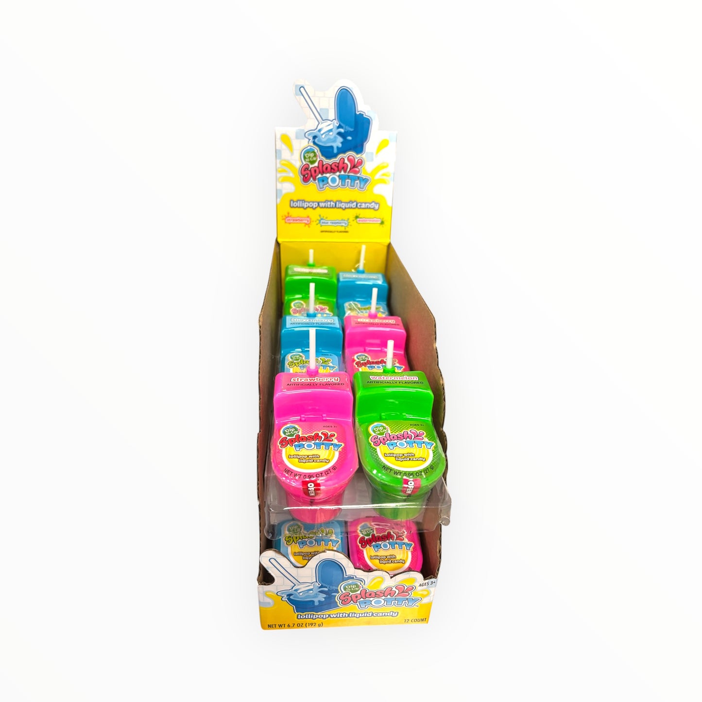 Splash POTTY Lollipop With Liquid Candy Surprise Flavor 27g / 1 Unit