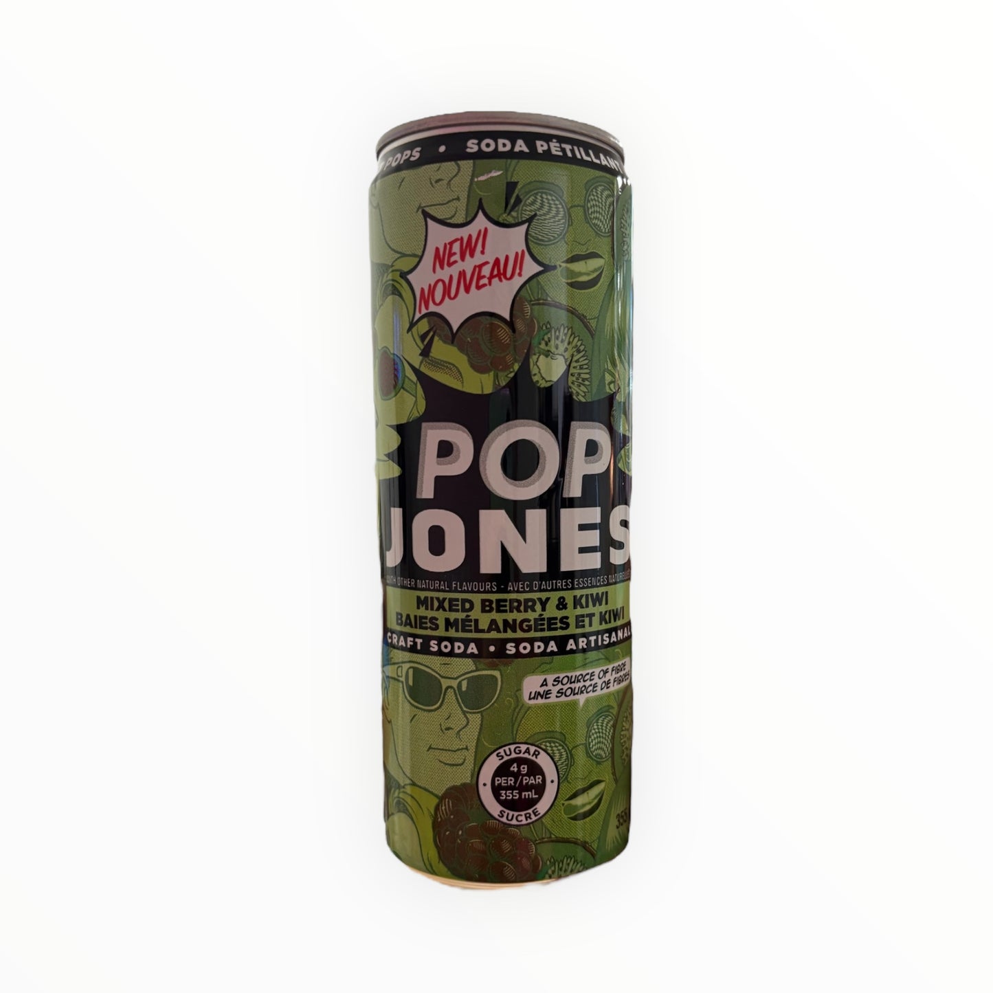 POP Jones Mixed Berry & Kiwi 355 ml