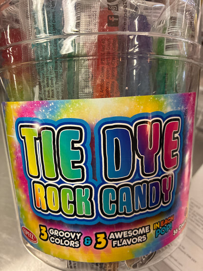 Tie Dye Rock Candy