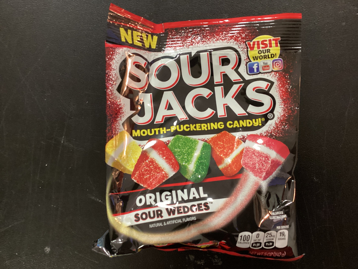 Sour Jacks Original Wedges 142g