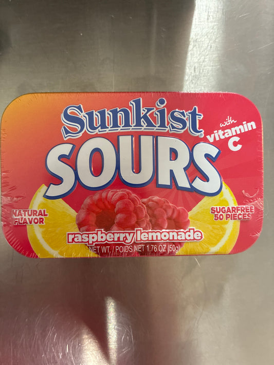 Sunkist sour mints Zero Sugar 50g