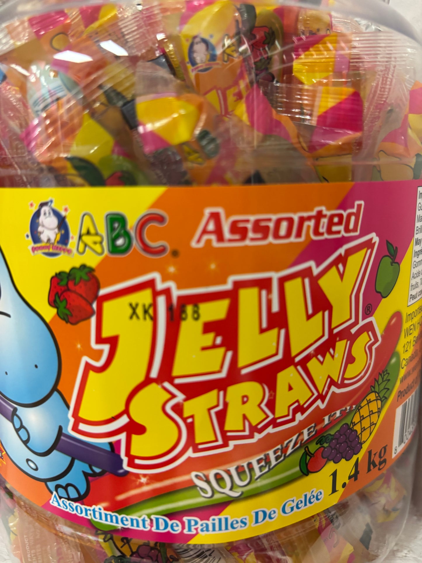 Jelly Straw Surprise Flavor - 1 Unit - 20g