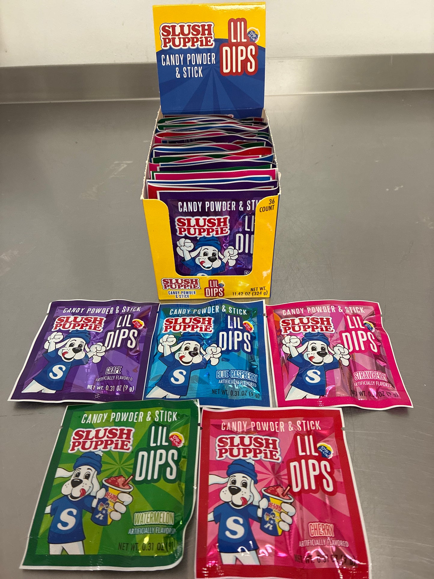 Slush Puppie LiL Dips Candy Powder & Stick 9g