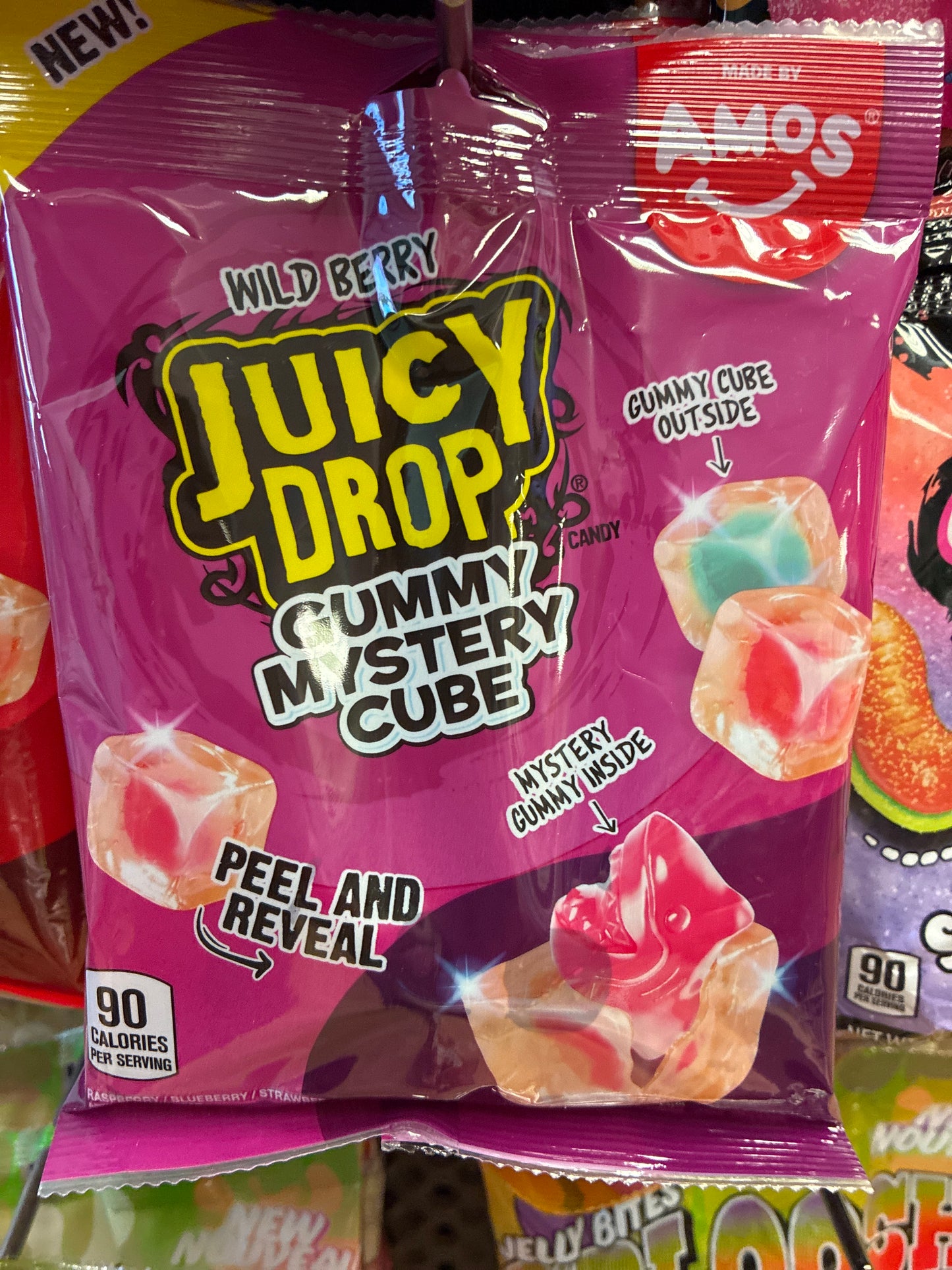 Juicy drop gummy mystery cube wild Berry