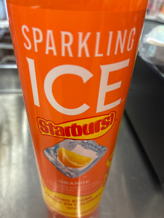 Sparkling starburst orange