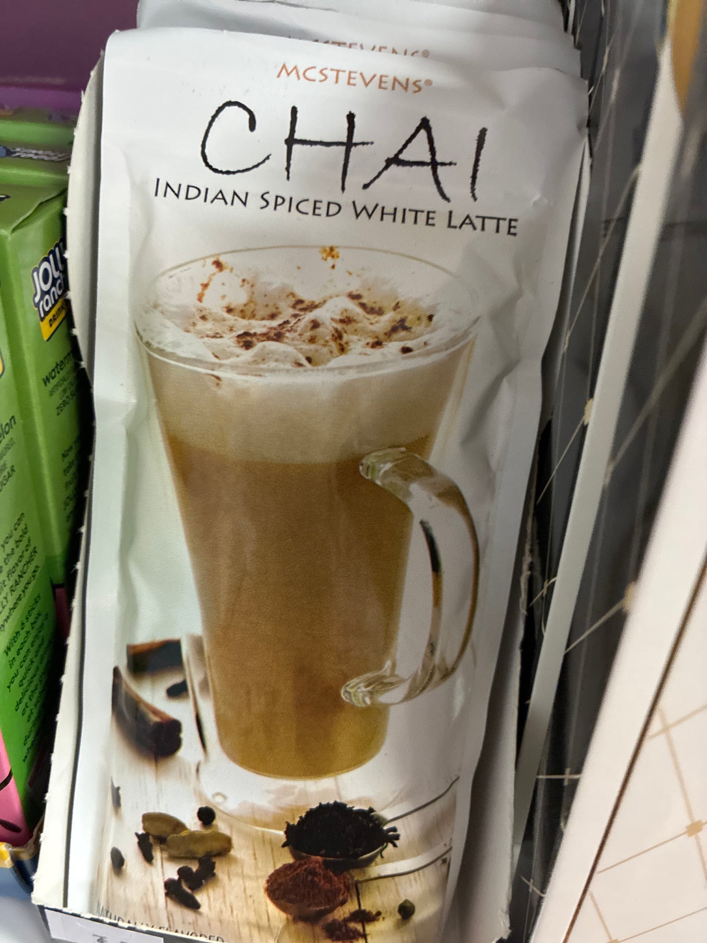 Chai Indian spice white latte