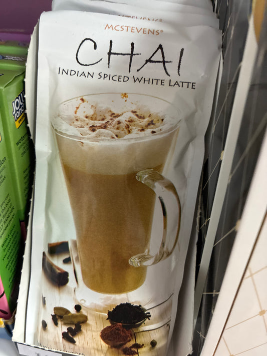 Chai Indian spice white latte