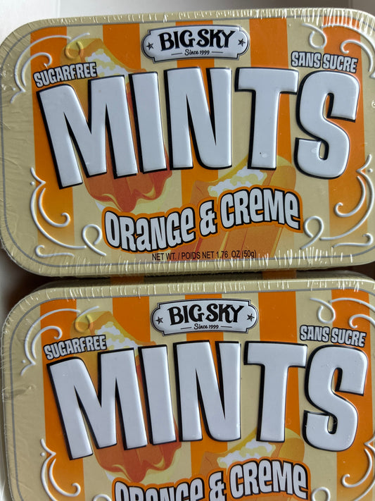 MINTS Orange and crème Zero Sugar 50g