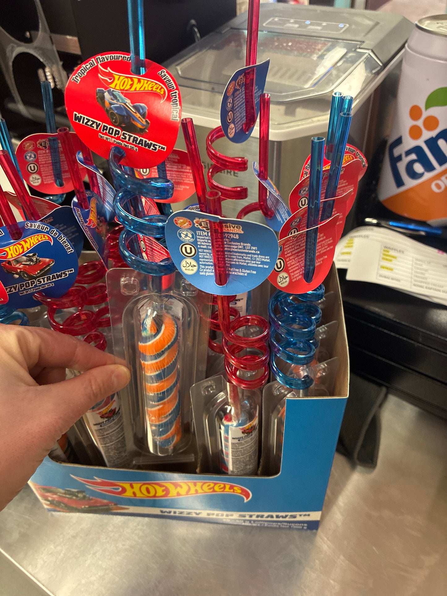 Hot wheel Suzy pop straws