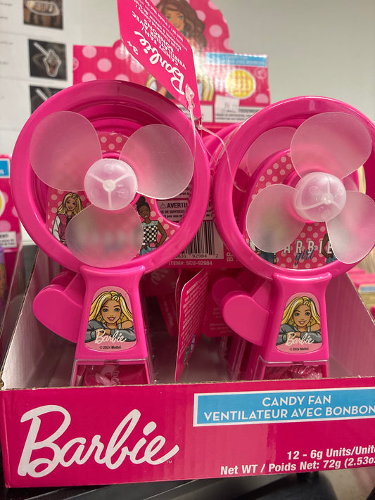 Barbie candy fan