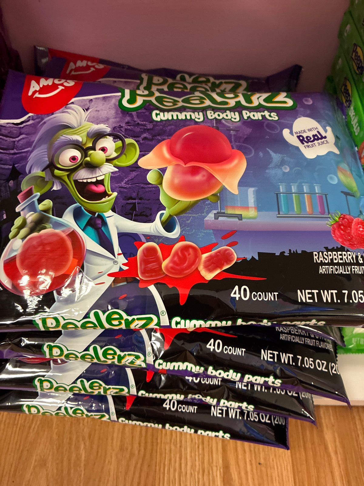 Peelerz gummy body parts 40pqck