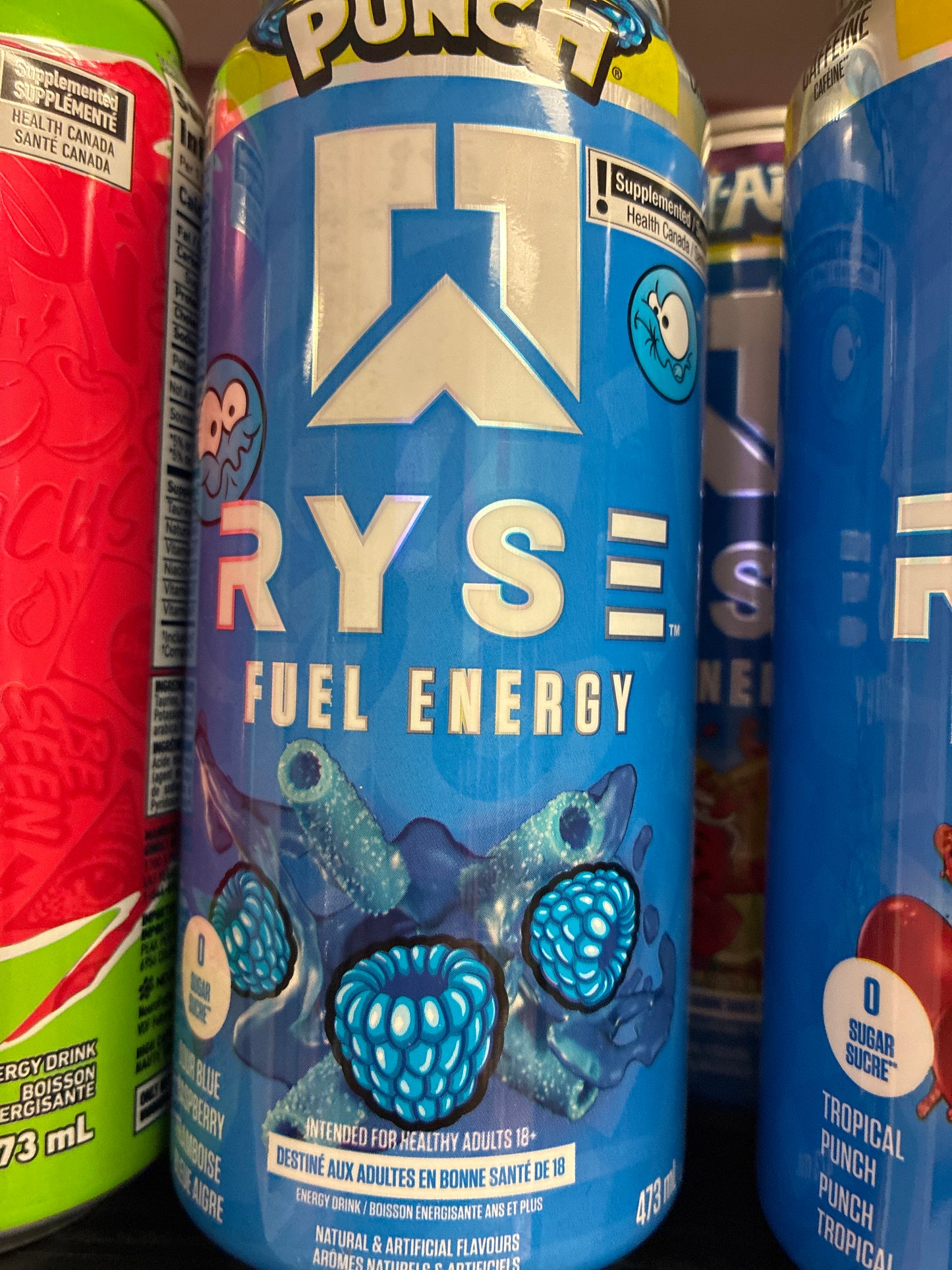 Ryse Fuel Energy Drink sour blue