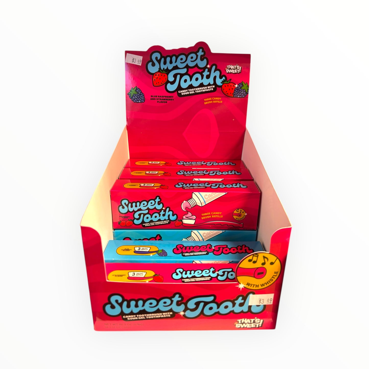 Blue Rasberry Toothbrush Candy