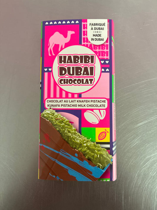 Dubai Kunafa Pistachio Milk Chocolate 200g