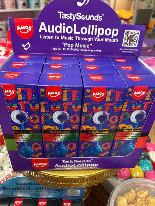 Audio lollipop cola flavour
