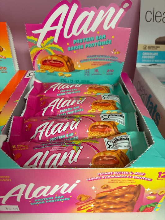 Alani protein bar peanut butter and jelly