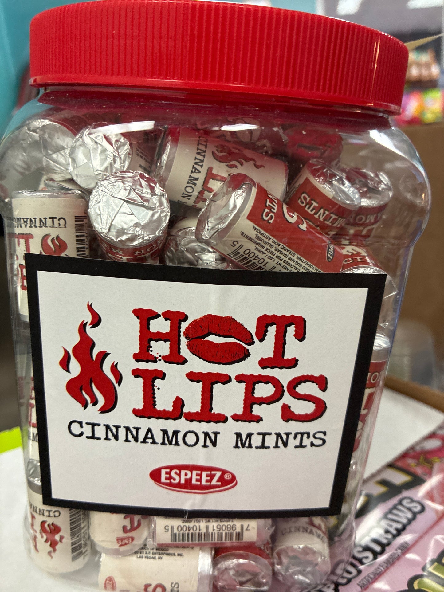 Hot lips cinnamon mints