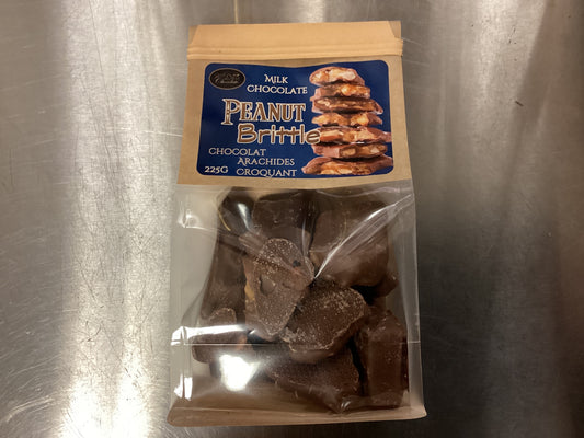 Milk Chocolate Peanut Brittle 225g