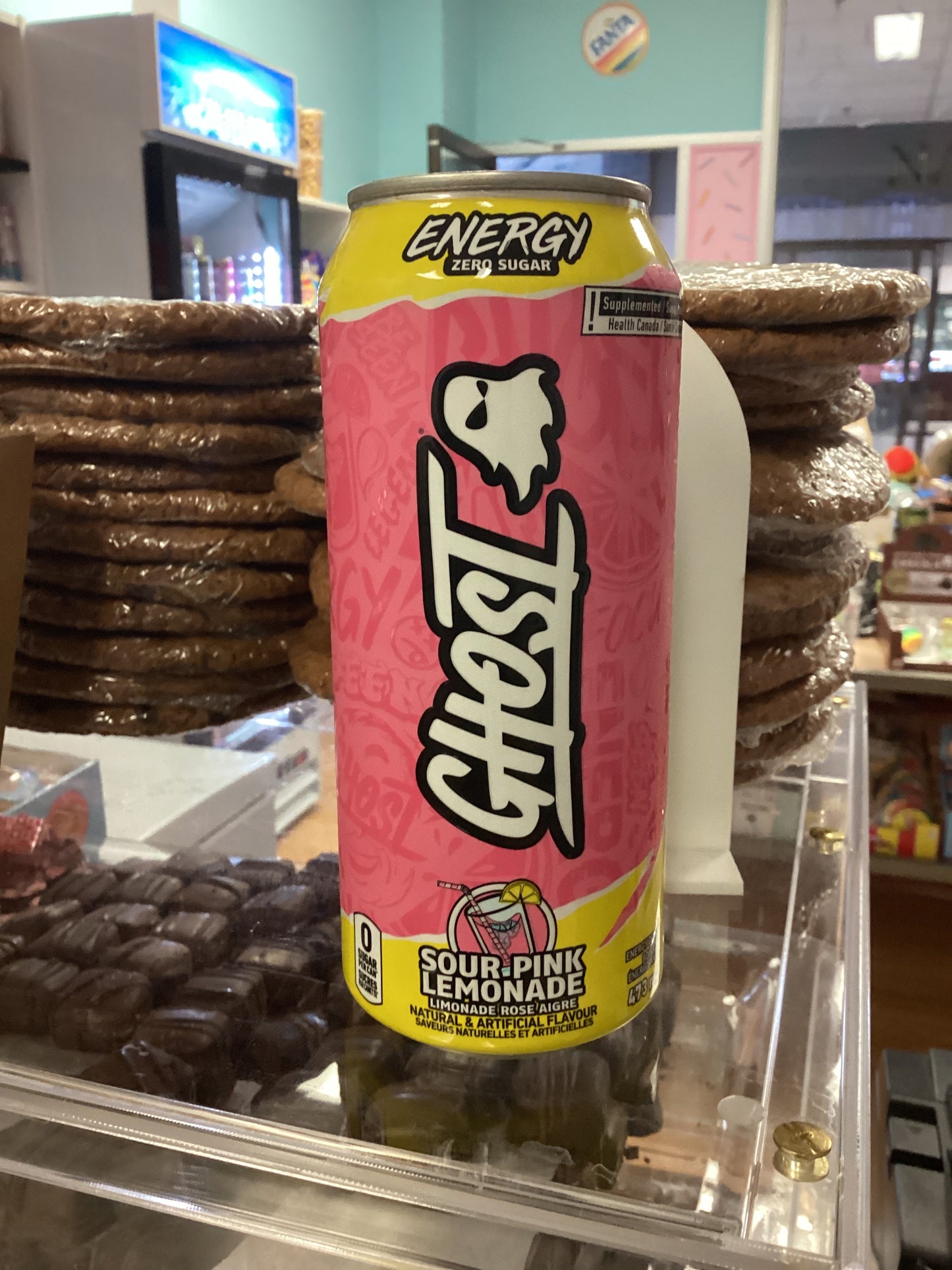 Ghost sour pink lemonade