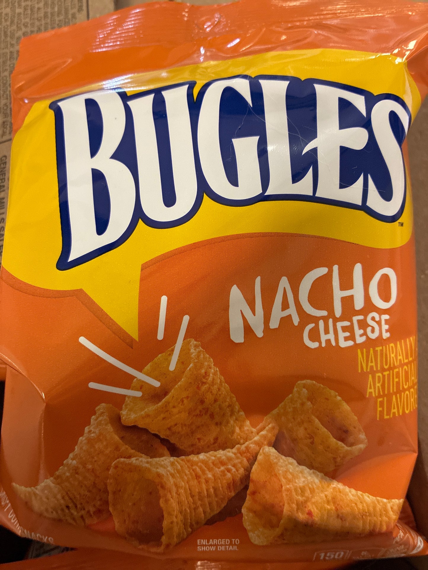 Bugles nacho cheese
