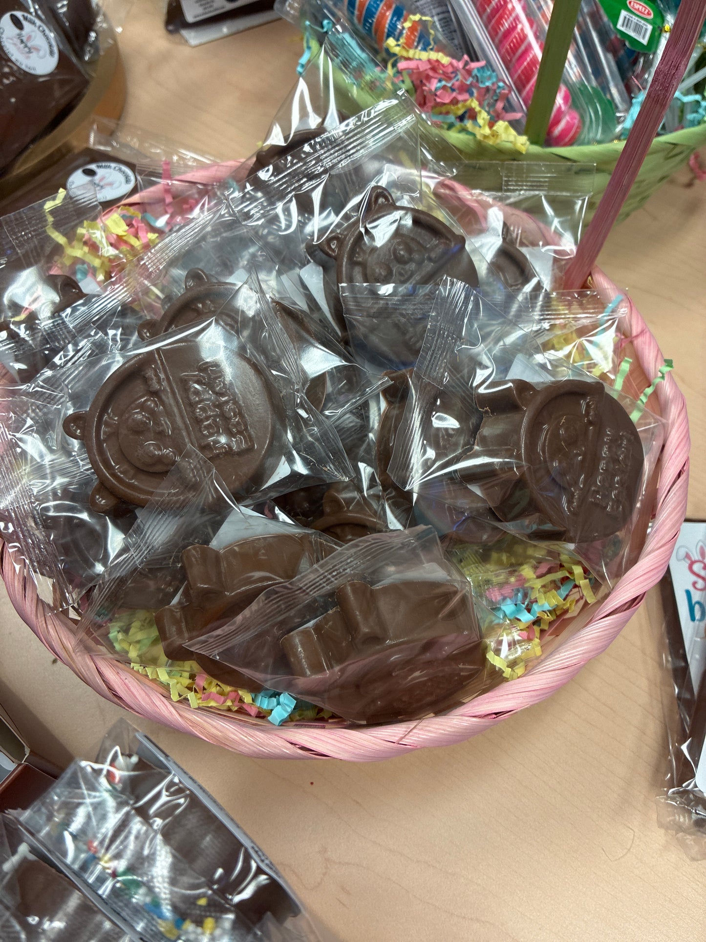Happy Easter chocolate cookie