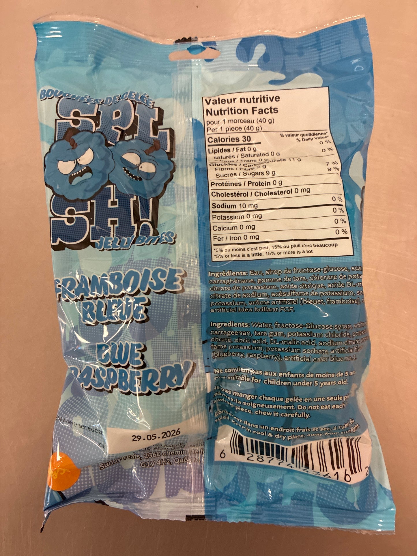 Sploosh Blue Raspberry 360g