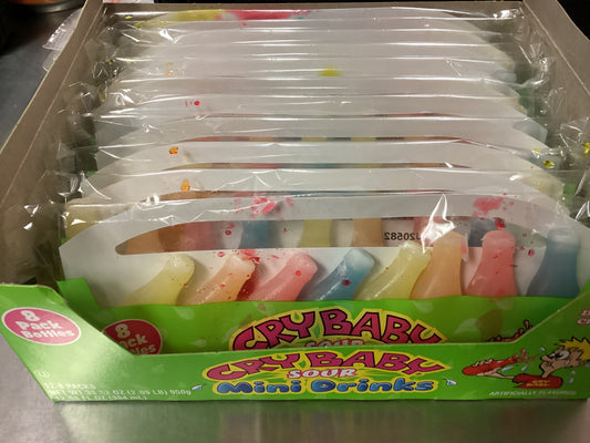 Cry Baby Sour Mini Drinks wax bottles79g