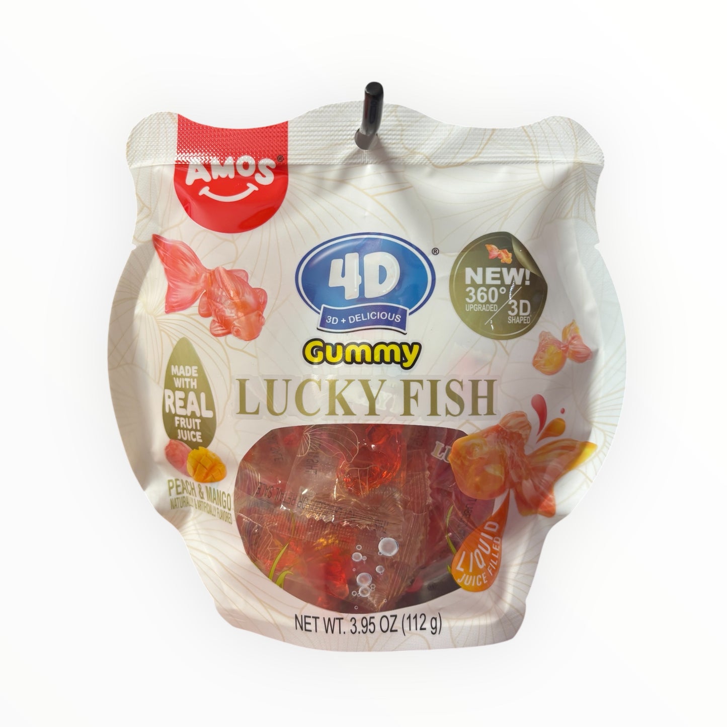 4D Lucky Fish - Peach & Mango